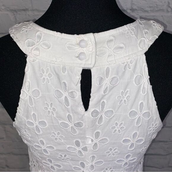 Jodi Kristopher cutout pattern sleeveless top sz 3 junior - Picture 7 of 11